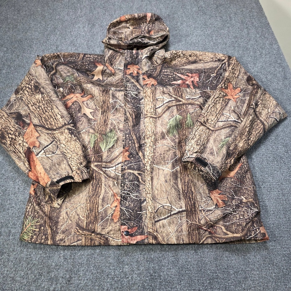 Huntworth Mens Camouflage Hunting‎ Jacket Hooded Water Resistant Size M